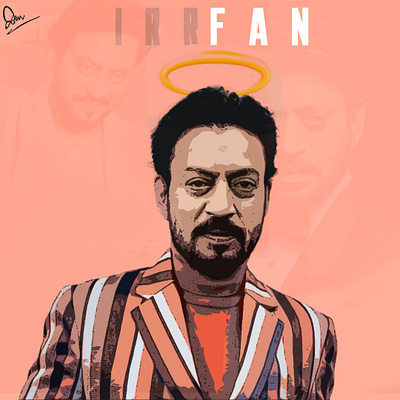 irrfan actor artist comic art illustration illustration art illustrations illustrator indian irrfan irrfankhan khan legend photoshop