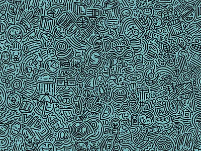 Compact Doodle Wallpaper compact design doodle goofy illustration procreate wallpaper