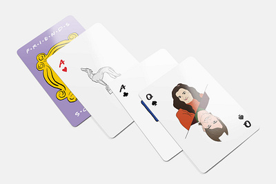 FRIENDS Playing Cards | Illustrations drawing friends illustration playing cards