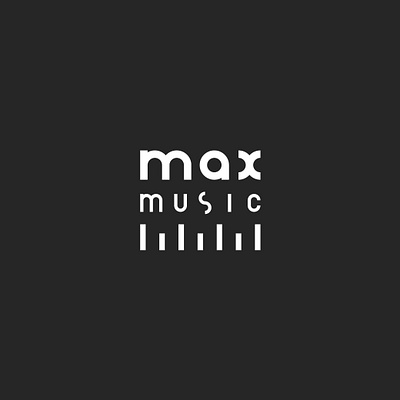minimalist logo geometry max music diagram equalizer black branding creative design equalizer logo logo a day logo designer logotype black white creative logotype design minimal minimalism minimalist logo music logo musician pianist