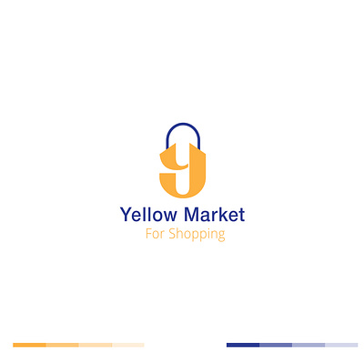 Yellow Market for shopping art behance branding company design designer identity logo logos vector
