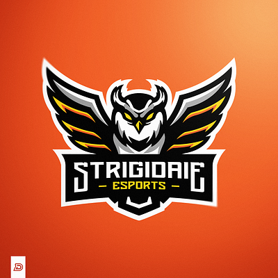 Strigidaie Mascot Logo branding esportlogo esports esports logos gaming gaming logo illustration logo logos vector