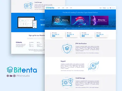 Bitenta UI design afghanistan bitcoin cryptocurrency uidesign uxdesign