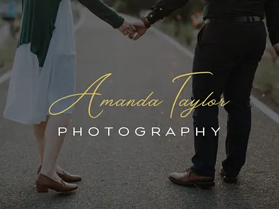 AT Photography design logo