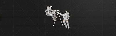 Padua Design Studio | Poster astronaut brand identity branding dark design design studio logo design minimal minimalist logo poster poster design space spaceman