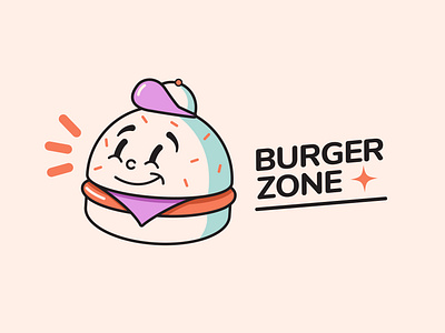 Logo for burger bar 🍔 1930 1930s 30s branding burger burger logo burgers cartoon character character cool design doodle fast food illustration logo logo design logotype old cartoon old school retro vintage