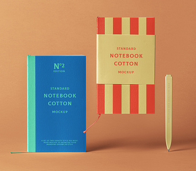 Free Cotton Psd Notebook Mockup notebook mockup pen