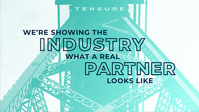 TENSURE Vision agency consulting montserrat outlines tech tensure typography vision