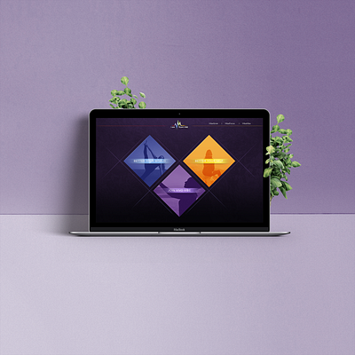 I am the Vibe | web page design blue freelance healthy home screen homepage lifestyle modern design monkeymark nature orange purple purple gradient ui design vibe vibrant colors visual design webpage website design yoga yoga app