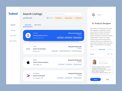 Bi-weekly UI Challenge 04 - Job Listing 100 days of ui challenge bi weekly ui challenge ui challenge ui design