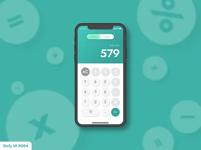 Daily UI • #004 • Calculator adobexd daily ui dailyui design uidesign ux uxdesign