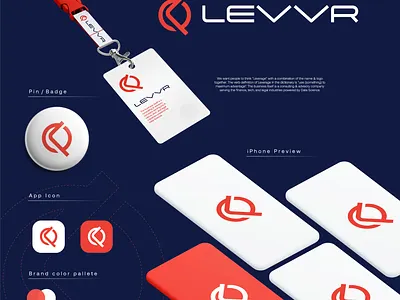 Levvr logo logo logo design modern startup technology