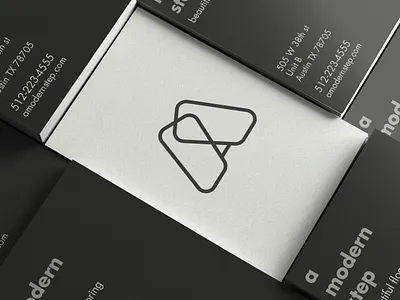 a modern step business card branding business card design business cards businesscard card design clean dark design graphic design graphicdesign illustration logo mockup typography