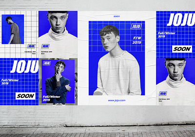 JOJU Poster brand and identity brand identity branding branding concept branding design collateral fashion brand graphic design korean poster design typography visual identity