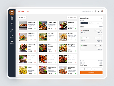 Swaad POS – A Seamless Restaurent Ordering Experience.