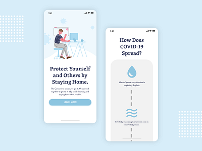 COVID-19 Mobile Website app app design branding clean corona coronavirus covid design flat illustration landing landing page project ui ux ux ui web web app web design website