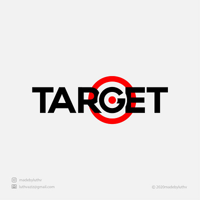 target logo concept branding dart design illustration logo logodesign logotype red target vector