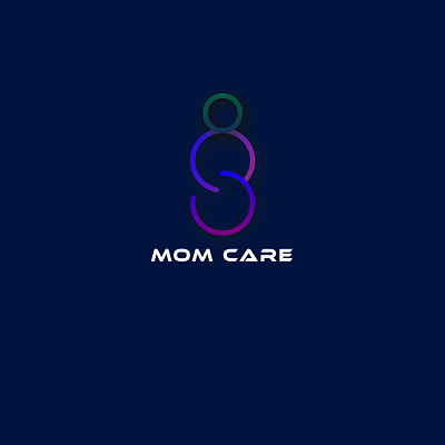 Mom Care Logo animation branding design flat identity illustrator logo minimal typography vector