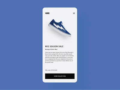 Daily UI 36 - Special Offer app dailyui design discount shoes shoes app special offer ui ui challenge vans webdesign