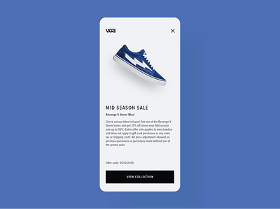 Daily UI 36 - Special Offer app dailyui design discount shoes shoes app special offer ui ui challenge vans webdesign