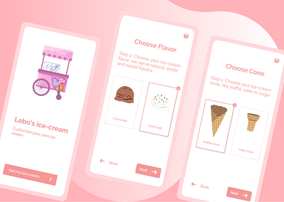 Lobo's Ice-Cream 100daysofui adobexd dailyui design ui