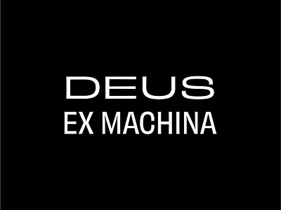 Deus skull front detail typogaphy variable font