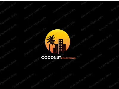 Modern logo design beautifu logo design building design flat graphic design logo minimal minimalist minimalist design minimalist logo moonlight tree ux