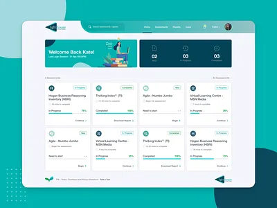 Lighthouse Dashboard Interface assessment cards ui clean ui creative cx dashboad dashboard design gradient illustration minimal minimalism modern design product design ui user experience design user interface design ux visual design web web design