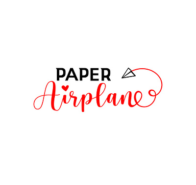 Daily Logo Challenge #26 Paper Airplane airplane branding dailylogo dailylogochallenge design illustration logo logodesign typography vector