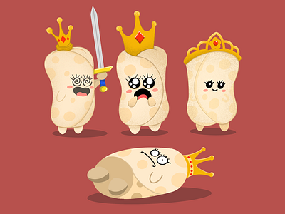 PrincessBurrito breakfast burrito burrito character design childrens book illustration illustrator kawaii kawaii art kawaii food picture book picture book illustration procreate procreate art