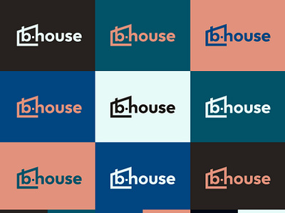 B.House Logo System brand colors brand identity branding color palette commercial furniture design furniture house identity identity design logo logo system office furniture resimercial visual identity