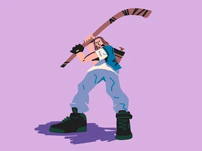 Casey Jones casey jones hockey illustration jv lowlifes ninja turtles pain 101 teenage mutant ninja turtles tmnt vigilante wayne gretzky on steroids