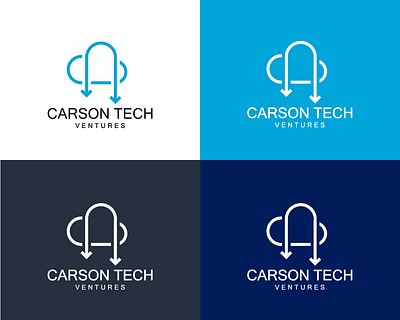 Carson Tech Ventures art branding business cloud cloud computing color colors design formal info it logo minimal simple strategy tech tech logo technical technology