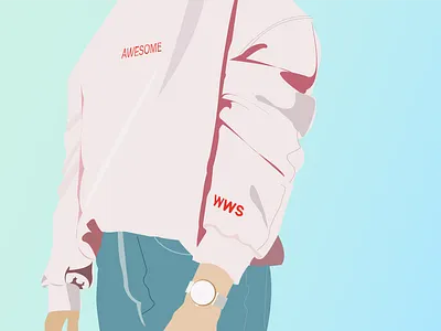 WWS Sweater Illustration adaptation adobe adobe illustrator adobe photoshop animation branding create design designchallenge illustration podcast podcast art podcast cover art typography