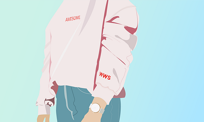 WWS Sweater Illustration adaptation adobe adobe illustrator adobe photoshop animation branding create design designchallenge illustration podcast podcast art podcast cover art typography
