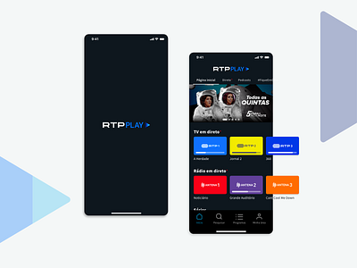 Daily UI #025 - TV App challenge clean daily dailyui design play redesign rtp tv tv app ui ux