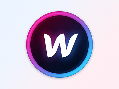 Webflow Mac App Icon application icon icon icon design mac icon mac os icon made with sketch sketchapp webflow