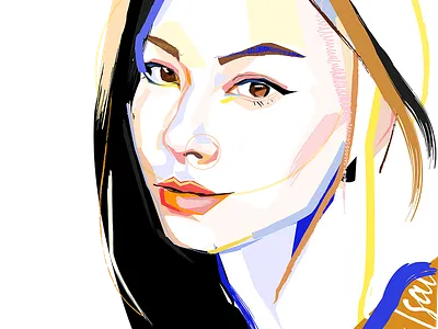 Minimalistic Editorial Illustration branding characters editorial art editorial design fashion illustration illustration magazine cover magazine illustration minimalist pop art portrait art vector