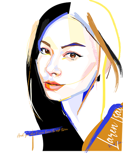 Minimalistic Editorial Illustration branding characters editorial art editorial design fashion illustration illustration magazine cover magazine illustration minimalist pop art portrait art vector