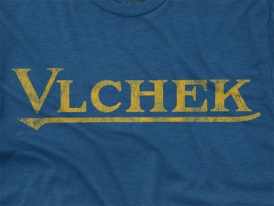 Vintage Vlchek Logo - Circa 1929 branding decay design font logo peel typography vintage vintage logo weathered