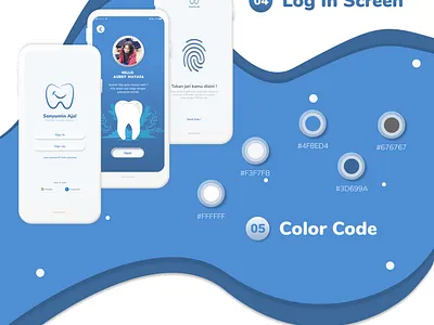 Neumorphism Log In Screen for iOS Design app design apple color dental design illustration ios login screen mobile neumorphism ui uiuxdesign ux