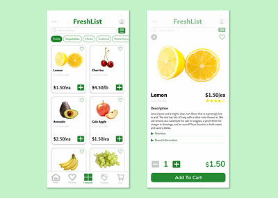 Grocery Delivery - Pricing Page app dailyui delivery app design ecommerce grocery layout sketch uidesign