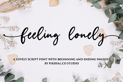 feeling lonely advertisements branding design font invitation label logo magazine photography script lettering tittle