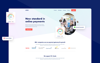 Header Exploration for Payment Website daily ui daily ui challenge header explore payment header payment ui payment website ui explore uxui web ui website website concept