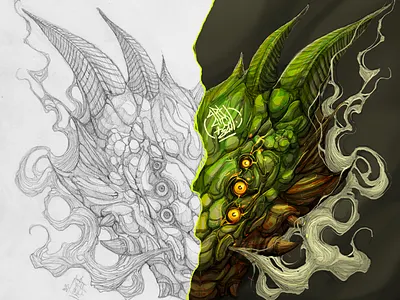 Traditional x Digital Illustration digitalart illustration