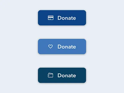 Donate Buttons button buttons clean design elements icon interface micro design simple ui