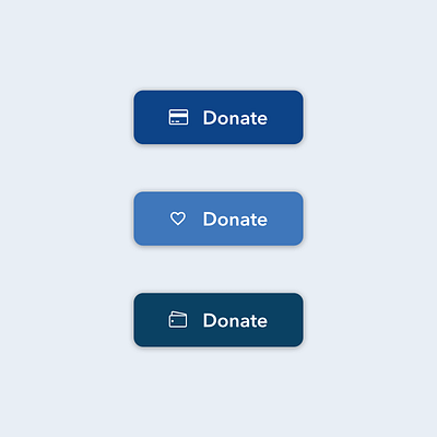 Donate Buttons button buttons clean design elements icon interface micro design simple ui