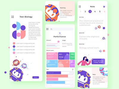 Schoo Laboratory Apps brand brand design brand identity branding design designer flat illustration learn learning learning app minimal school typhography ui uiux ux website