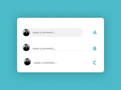 Comment Box app branding design design app ios mobile ui ux