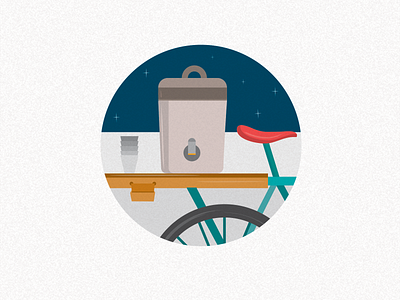 Postcard Series : Mumbai Nostalgia - Marine Drive Chai cycle mumbai starry night tea tea cycle tea cycle